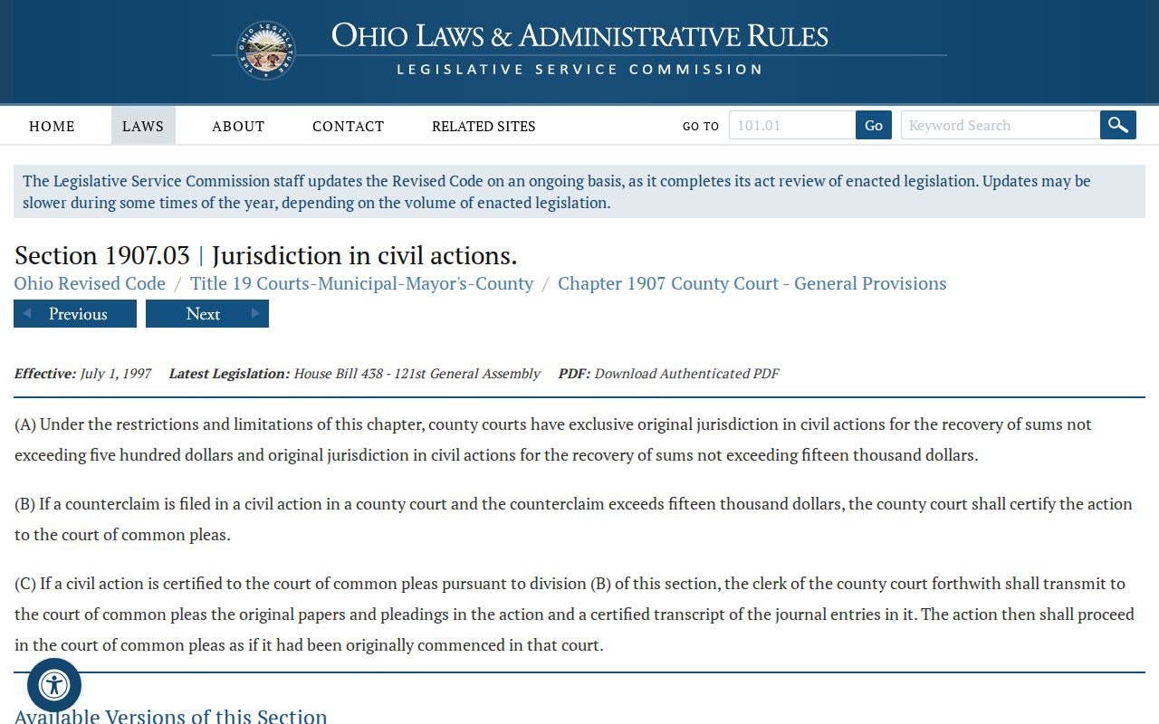 Paulding County civil docket county court limit statute