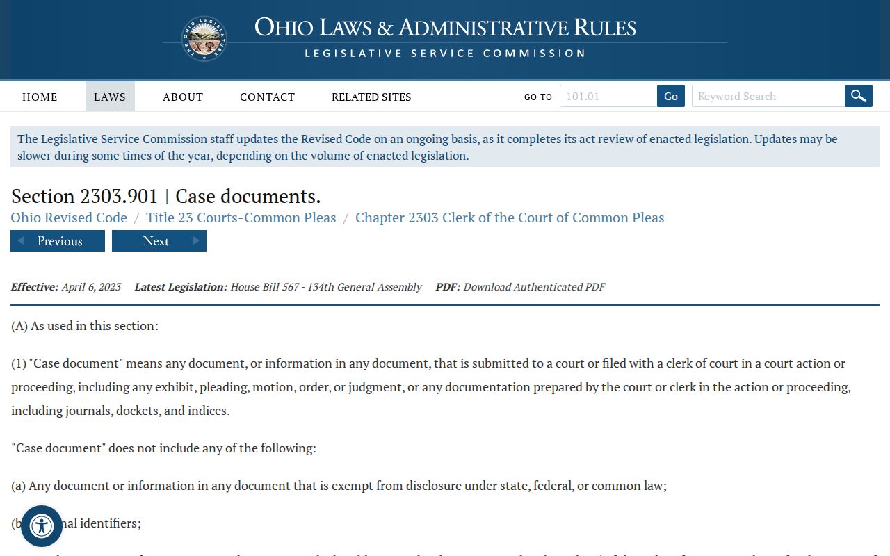Paulding County civil court docket document access statute