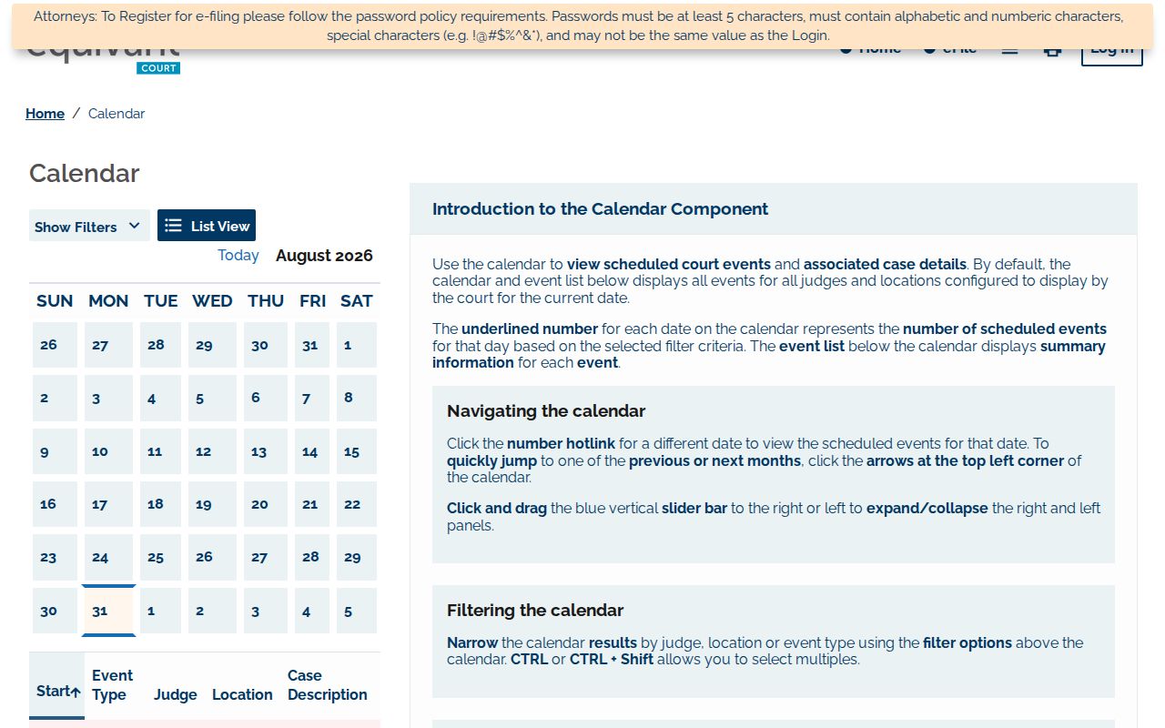 Paulding County court schedule Common Pleas eServices calendar